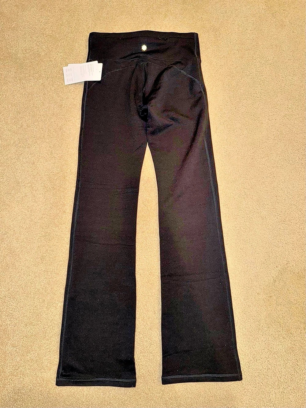 ATHLETA ALTITUDE PANT IN POLARTEC POWER STRETCH FLEECE BLACK NWT SIZE S